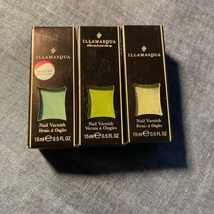 Illamasqua Nail Varnish Set - Radium, Nomad and Milf
